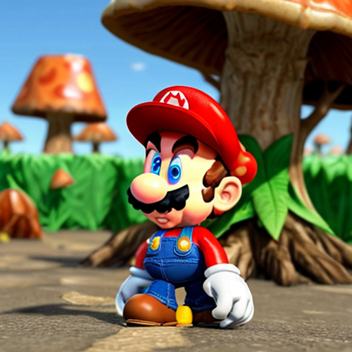 Mario is going on to say this world mushroom kingdom 