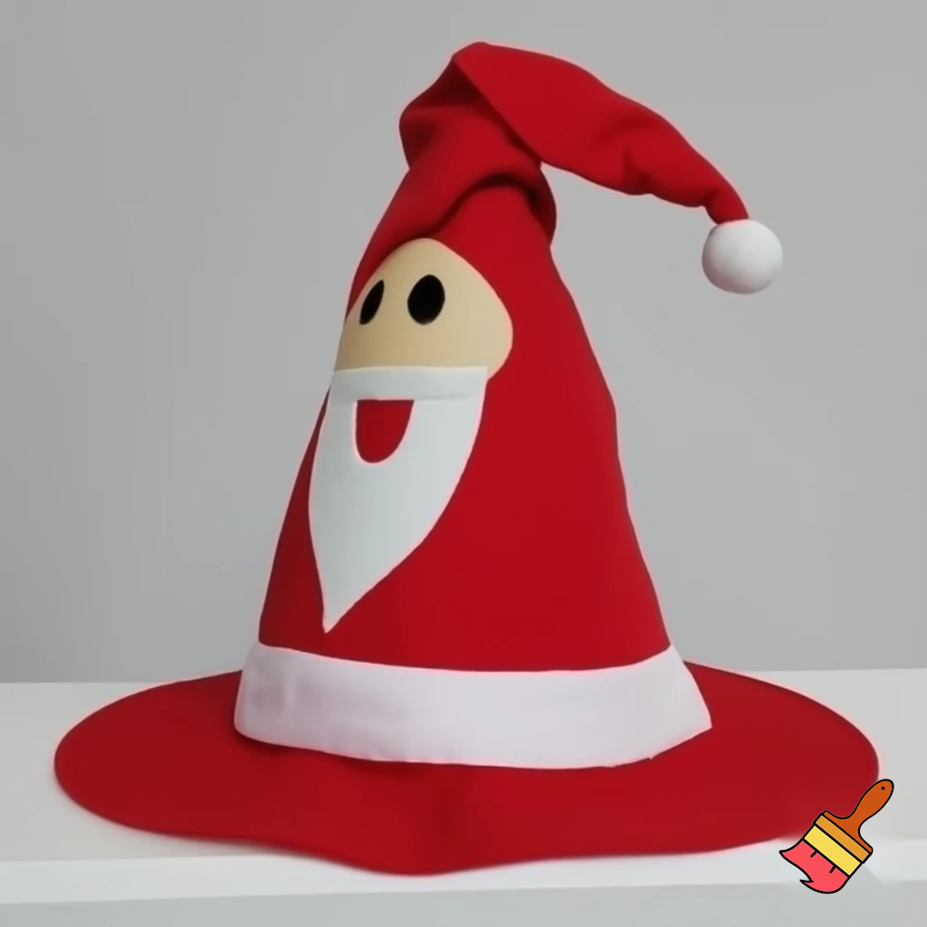 Santa Claus wizard hat📿 bendy wire hat