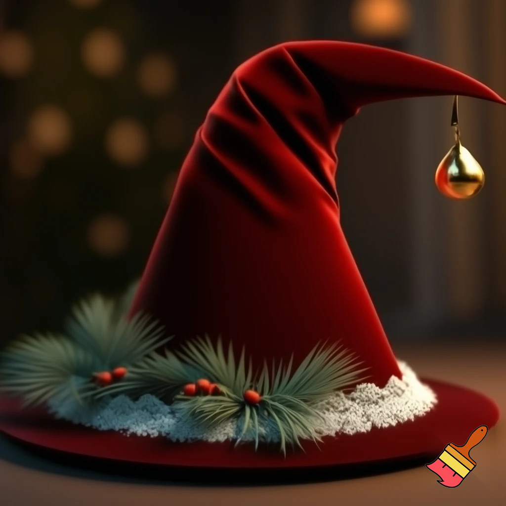Christmas wizard hat