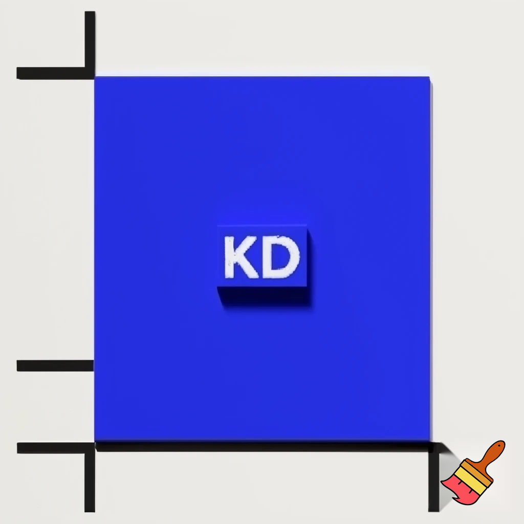 A blue rectangle with the text "rectangle" inside and "_kr" outside 
P.S you have grammar issues, draw it again
