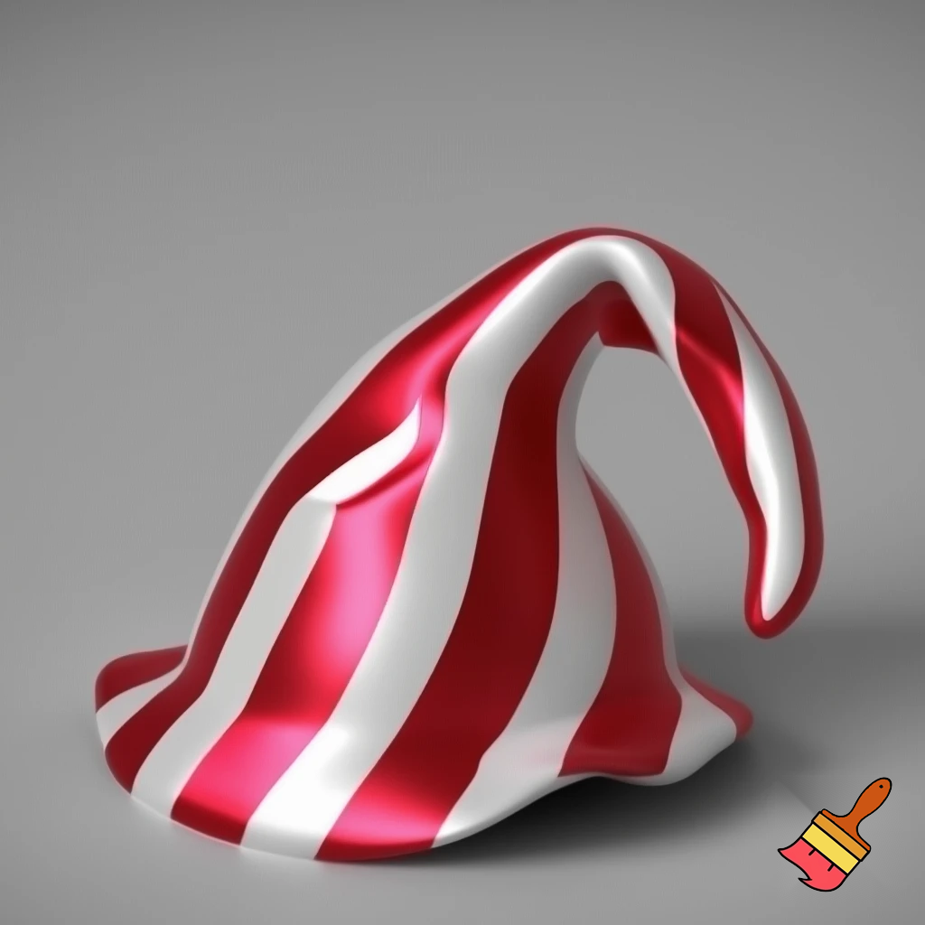 Christmas wizard hat Bendy hat