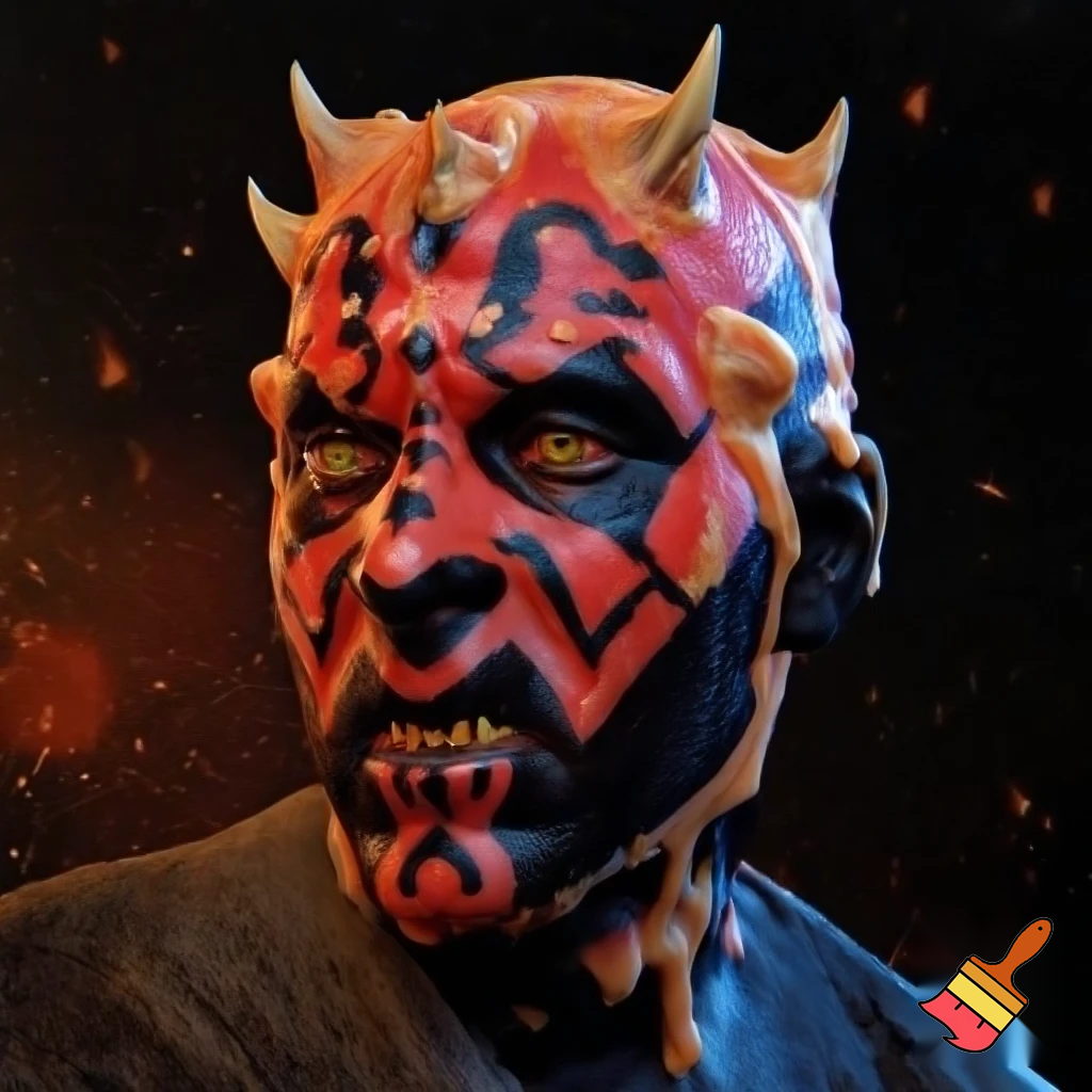 Darth Maul as applesause