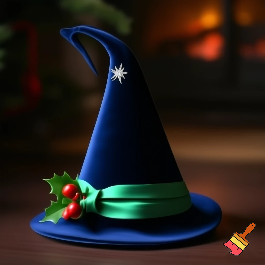 A wizard Christmas hat