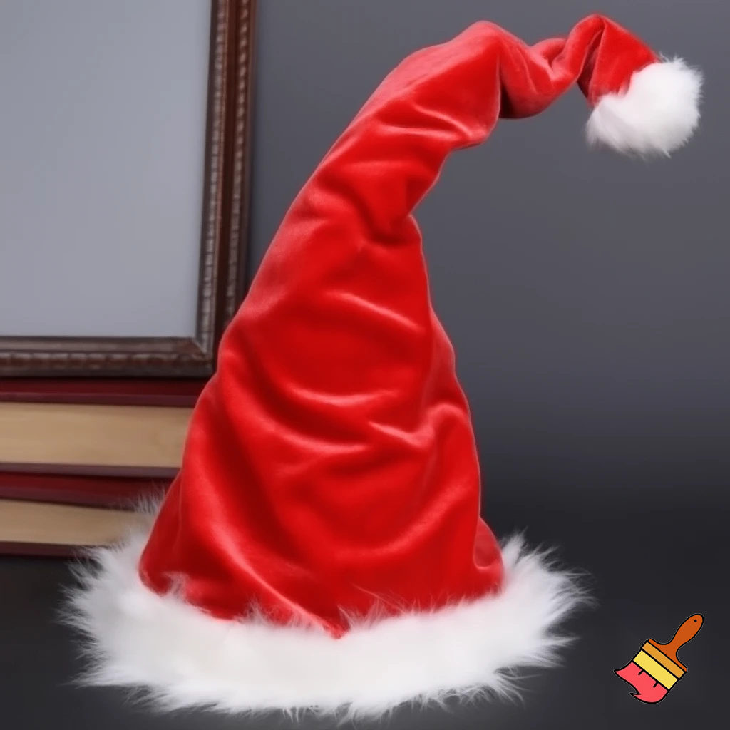 Wizard Christmas hat, wizard Christmas hat, Santa Claus hat velvet fabric