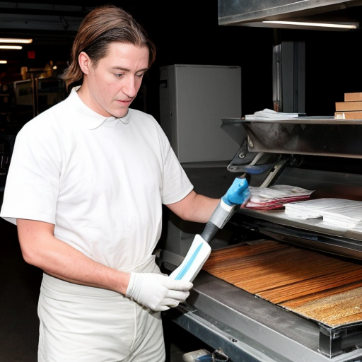 a famous person doing a normal job.