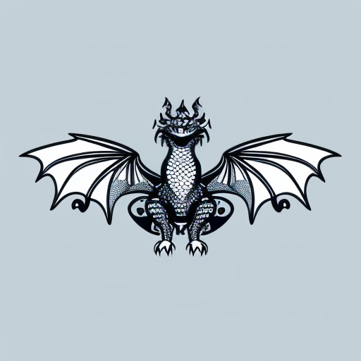 A dragon with 4 wings it looks like its snoring it has round slick scales with an orange tongue tufted hair on its head long tail with shorts barbs with huge orange eyes and a long snout with small nostrils make it look cute and more animated make it a girl dragon make it cute