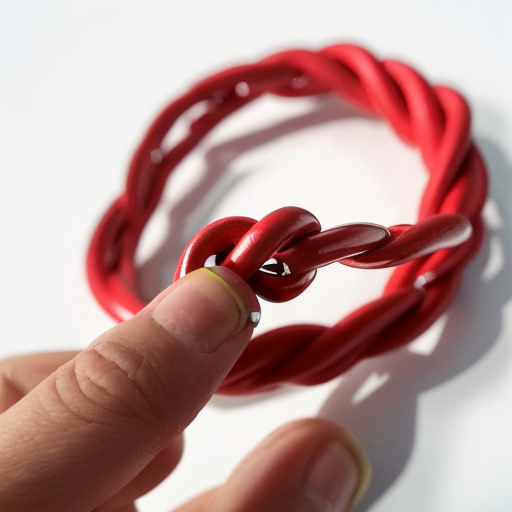 icon of figure 8 knot in cartoon style