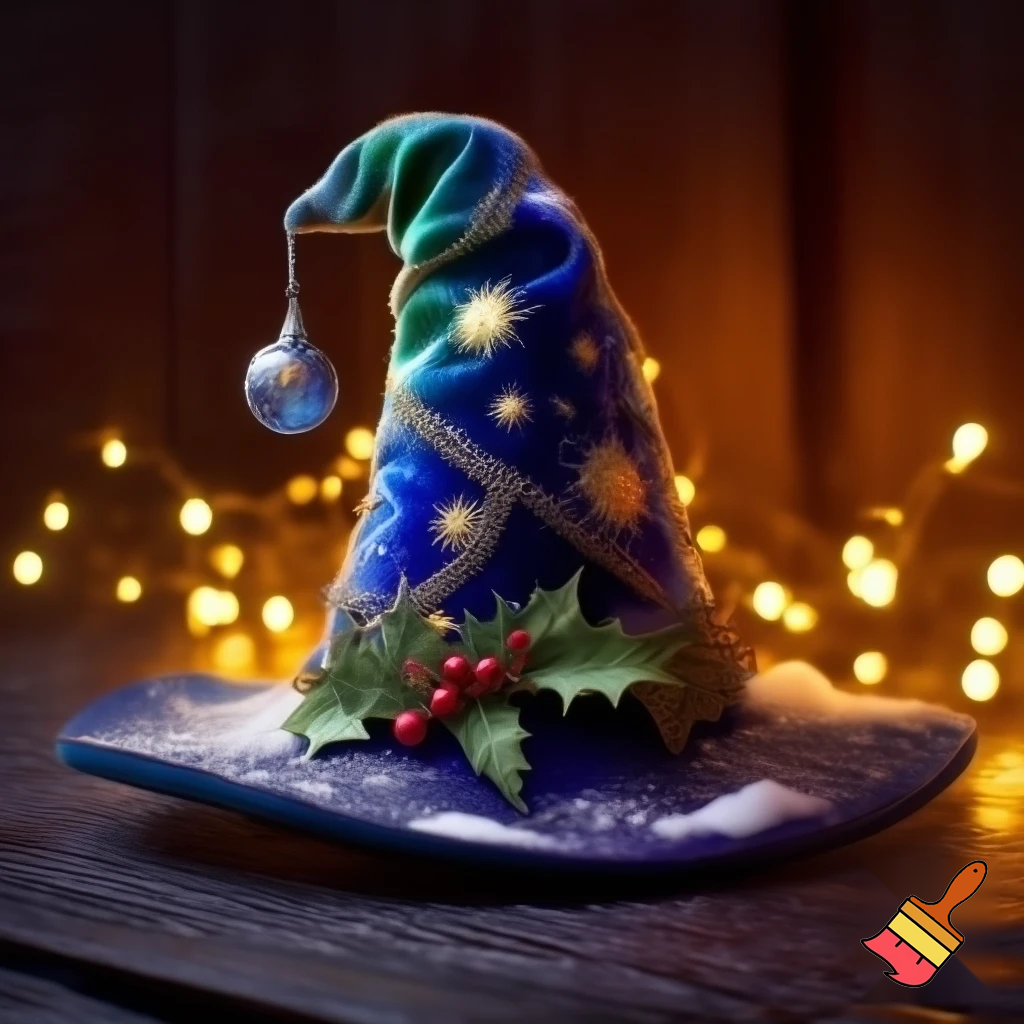 How was it costume wizard hat Christmas hat costume?