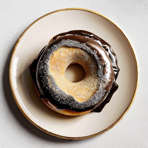 give it a space theme and add multiple stars and planets in the background Saturn Ring Donuts: Carmel and cream filled donuts with golden dust and a pineapple ring on the top to represent saturn. Also have three donuts on the plate  Put it in outer space with a galaxy behind it and make the desert more Saturn like 
