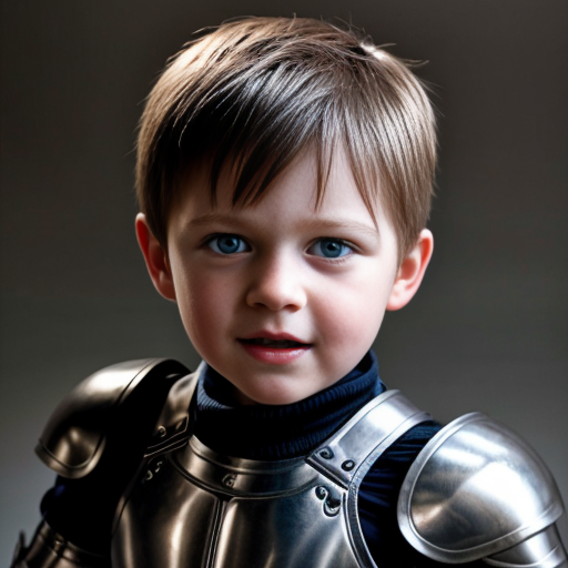 Little kid that is weak in armor
