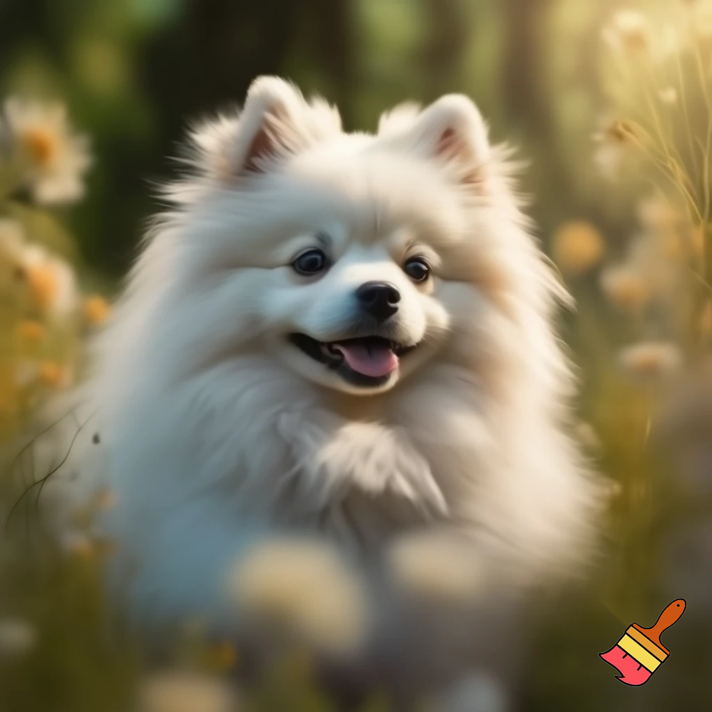  genarate a fluffy dog