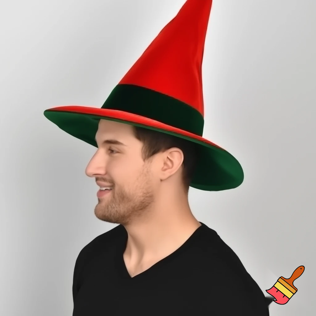 Wizard Christmas hat, wizard Christmas hat, Santa Claus hat velvet fabric