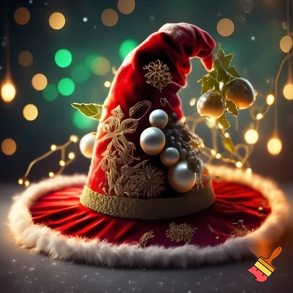 Christmas wizard hat