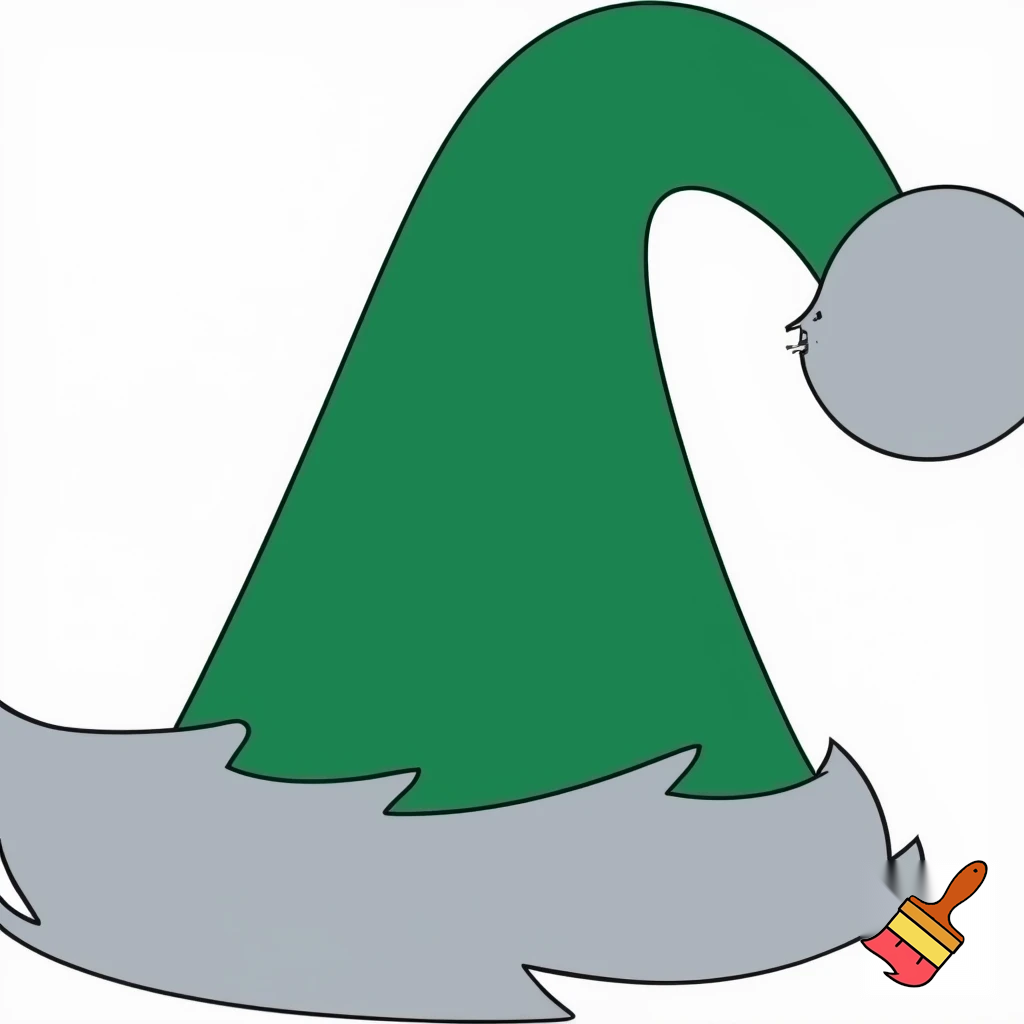 A wizard hat Christmas hat Santa Claus hat a hat