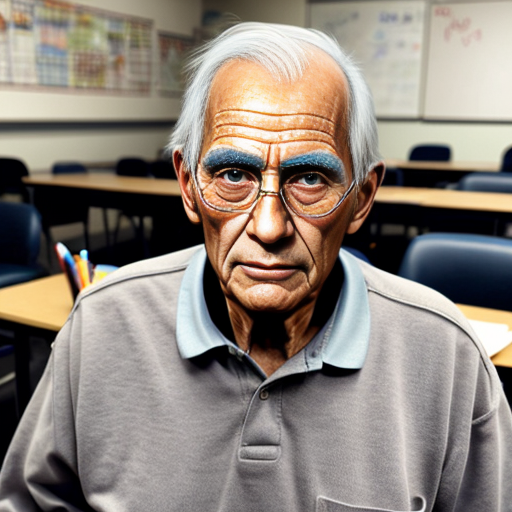 old man in class
