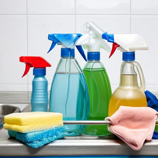 Používání čisticích prostředků 