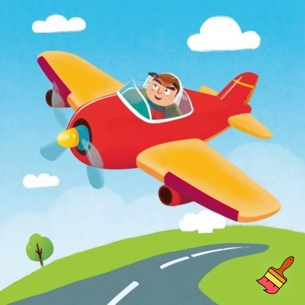 Create 3 different flashcards for senior kindergarten children on the following topics
1 air transport
1 land transport
1 water transport 
