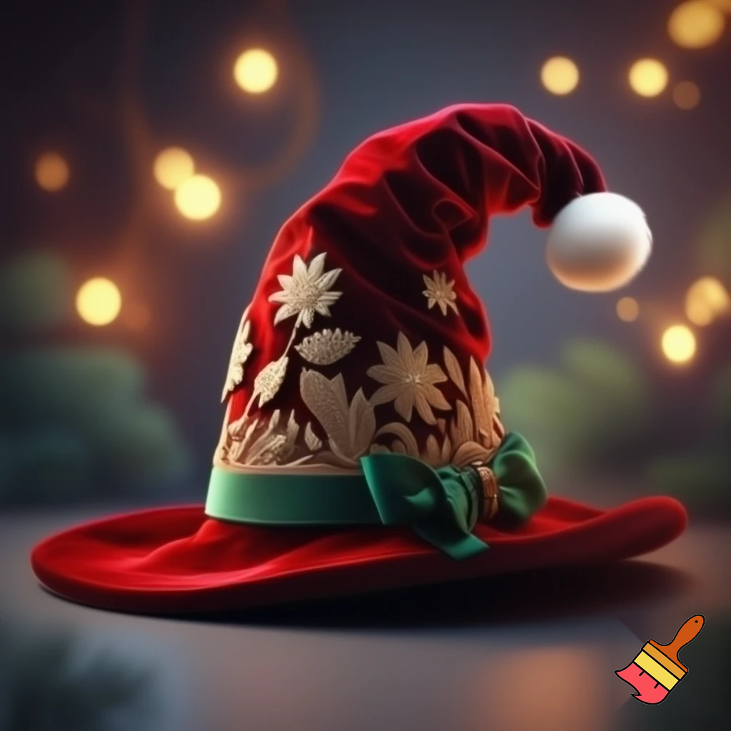 Christmas wizard hat