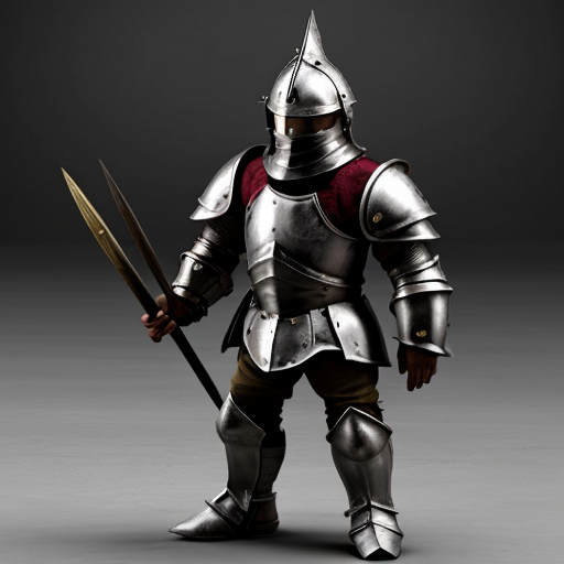 Little kid that is dumb and weak in armor




