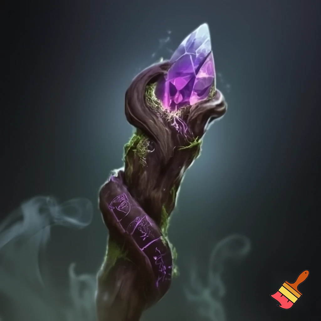 A witches walking stick metric walking stick