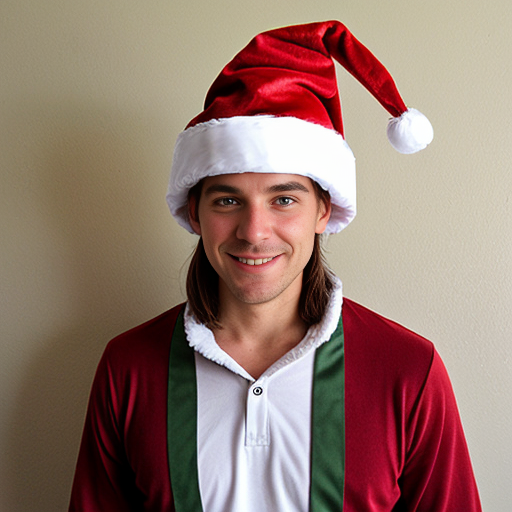 Christmas wizard hat costume