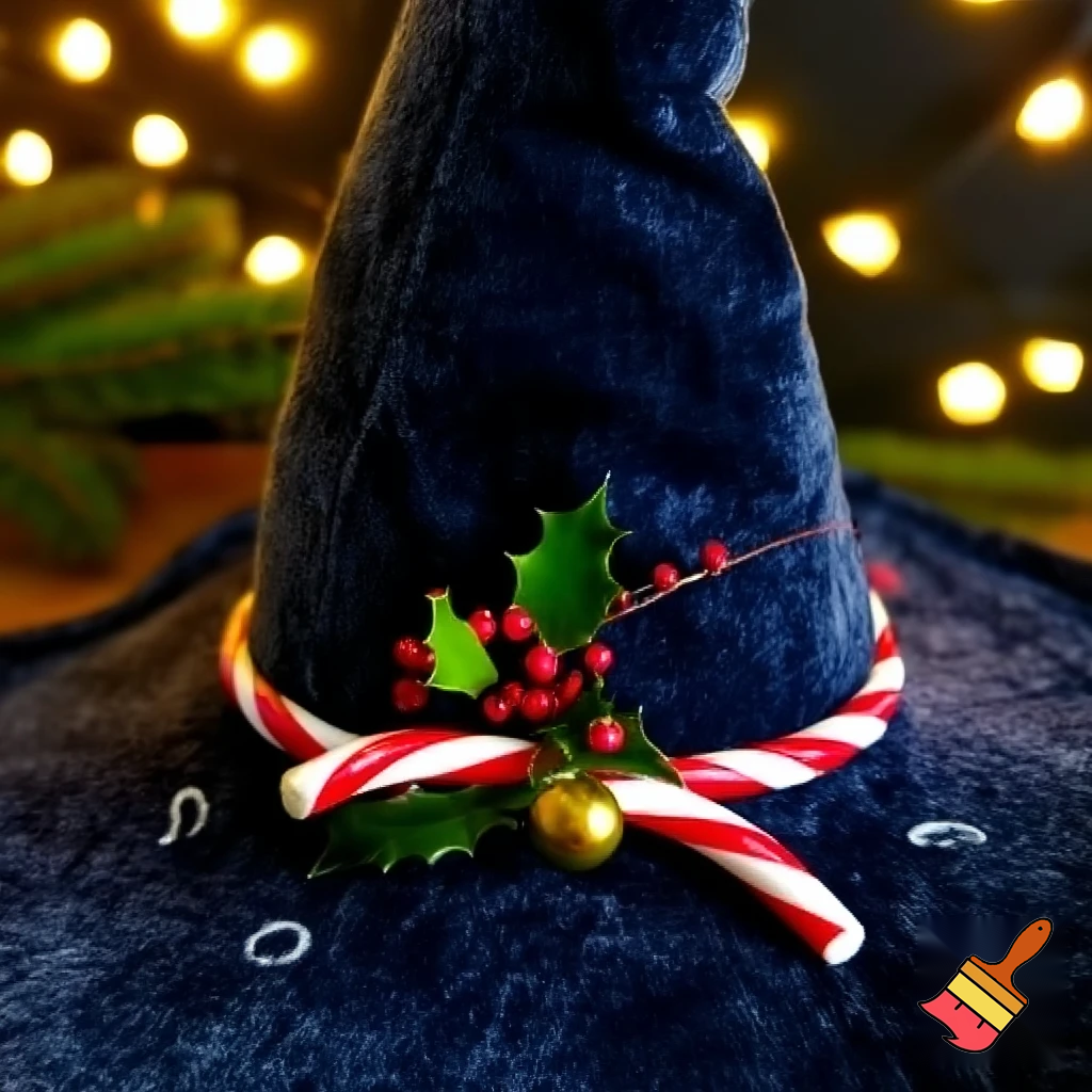 Christmas wizard hat