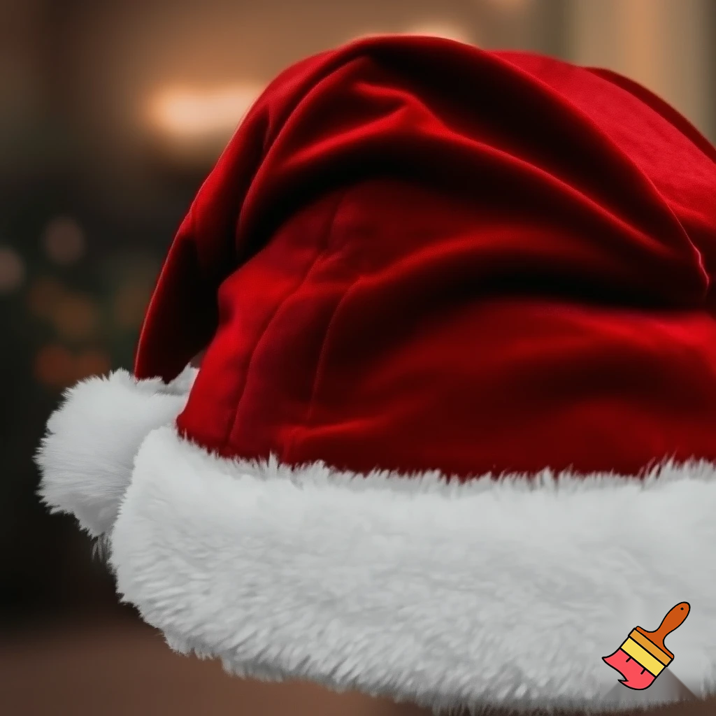 Christmas Santa Claus velvet hat delicate special delicate hat
