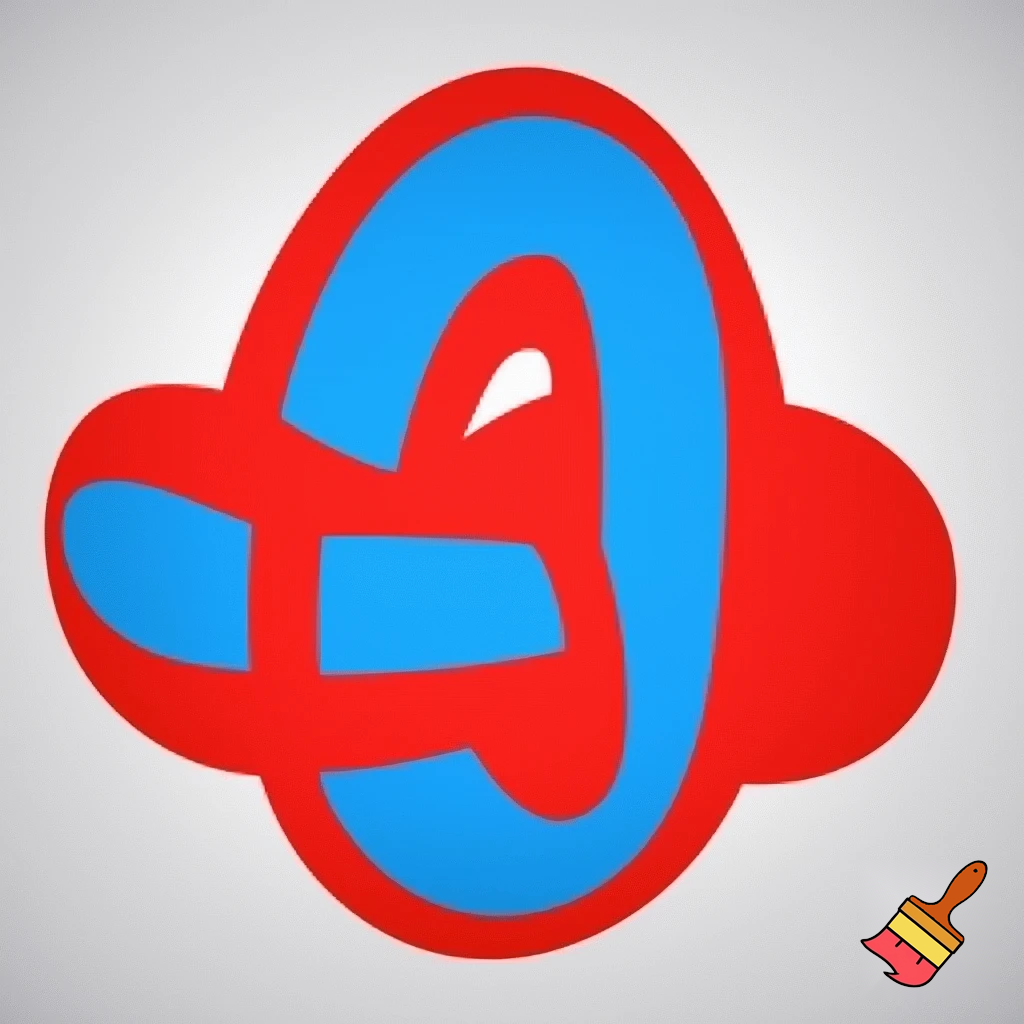 icon of figure 8 knot in cartoon style