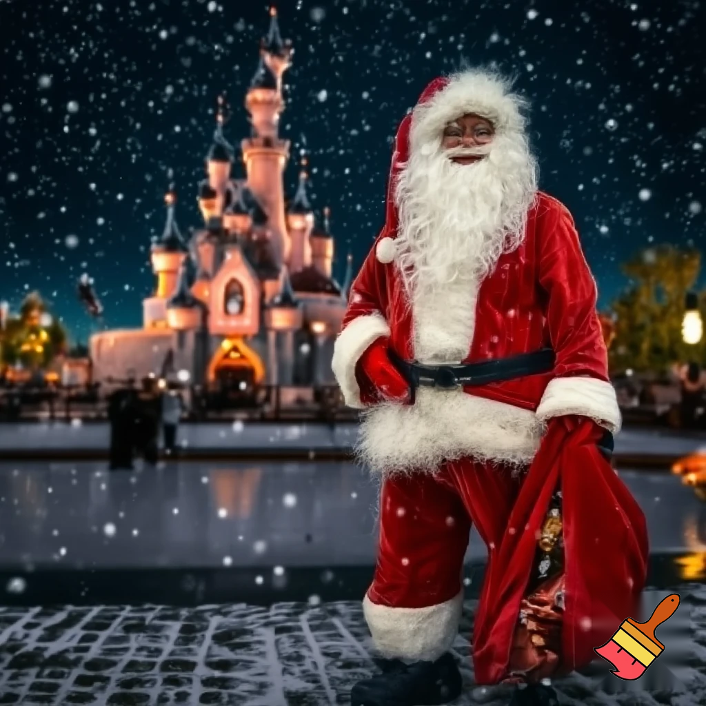Santa Claus in Disneyland Paris