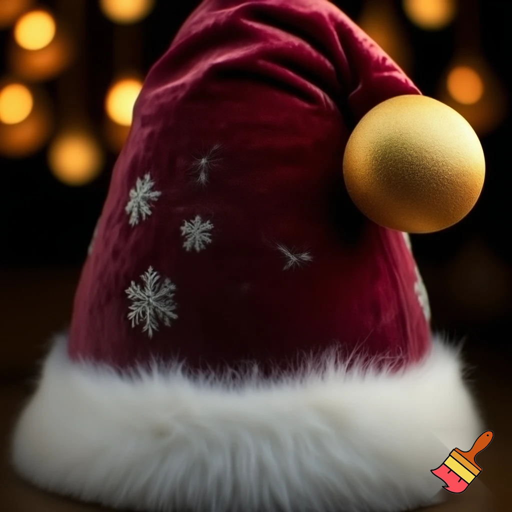 Christmas wizard hat red