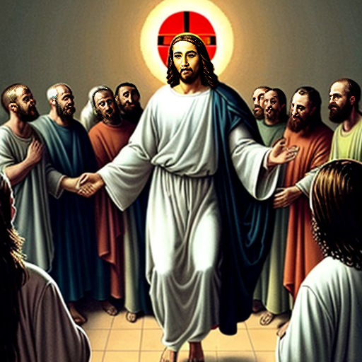 picture of Jesus leaving the 99 to save the 1