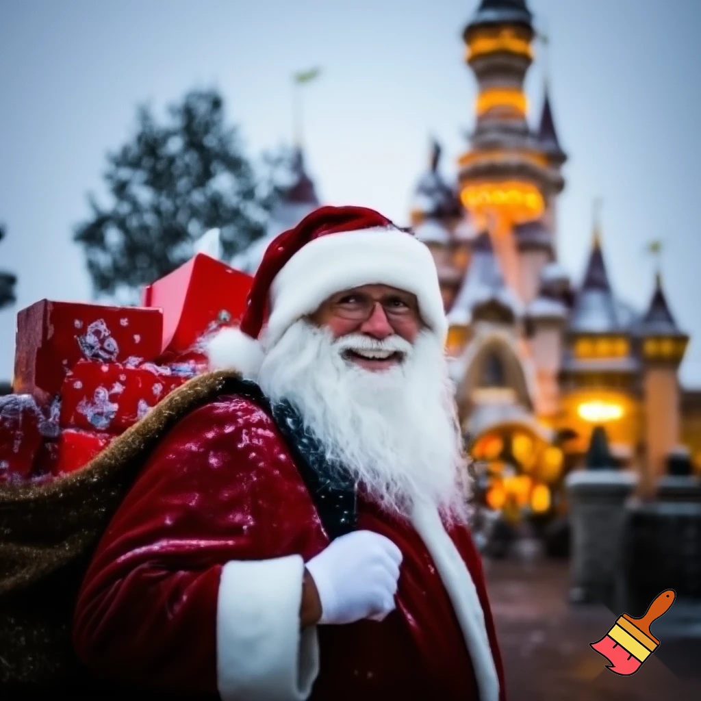Santa Claus in Disneyland Paris