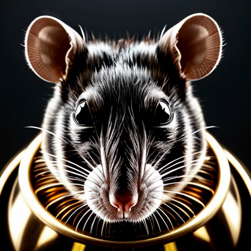 MUGSHOT OF BUFF RAT WITH GOLD CHAIN