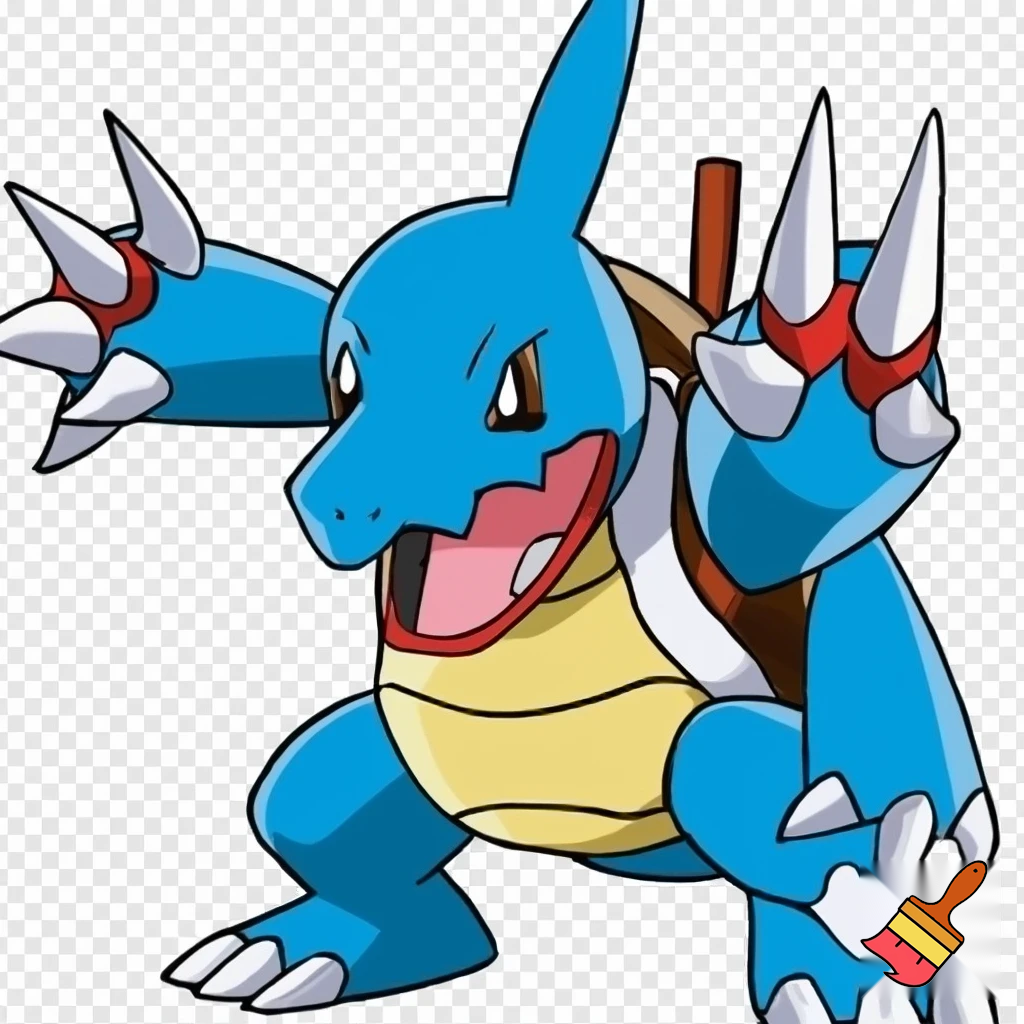 blue agumon veemon digimon squirtle pokemon fusion