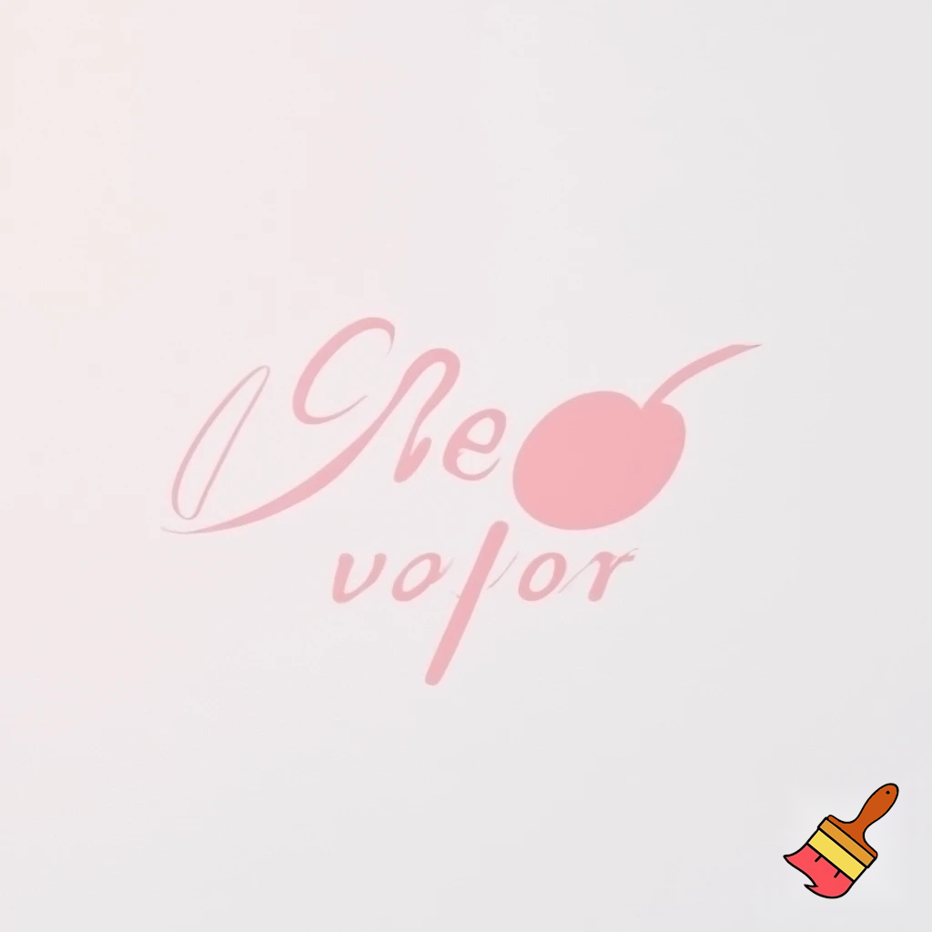 Create a logo for a ice cream treat and the brand name is called eden Foods. Eden in a light aesthetic pink and foods in a lght aesthetic pink