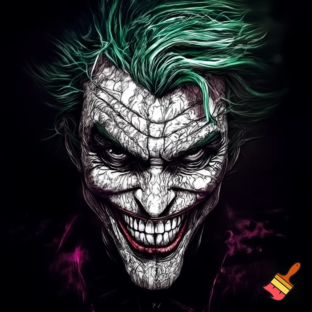 A Zentangle of the Joker 