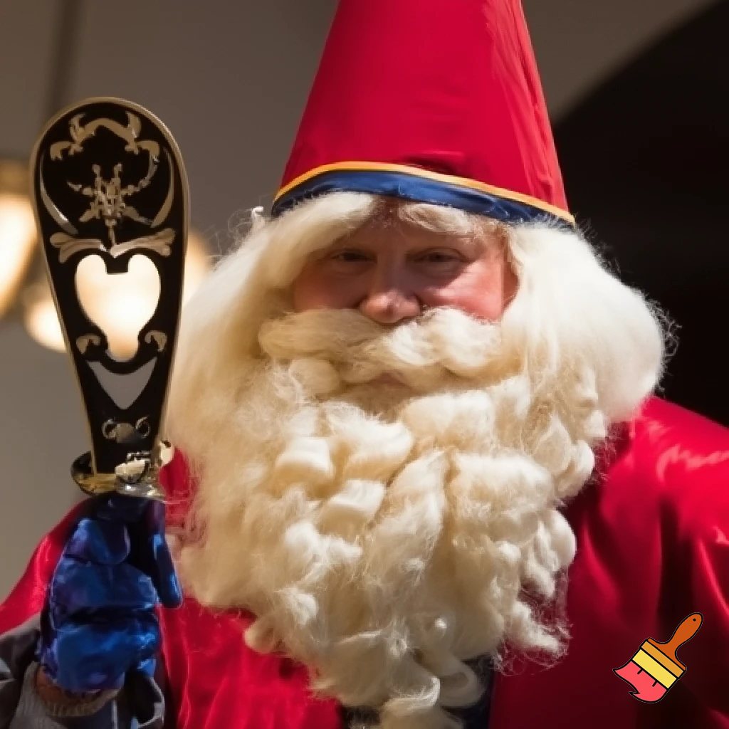 Santa Claus Pennwell Disney🇫🇷 wizard Santa Claus Santa Claus real person Disneyland Paris Santa Claus in Paris the wizard💫🏰 a wizard hat Magic Star wand