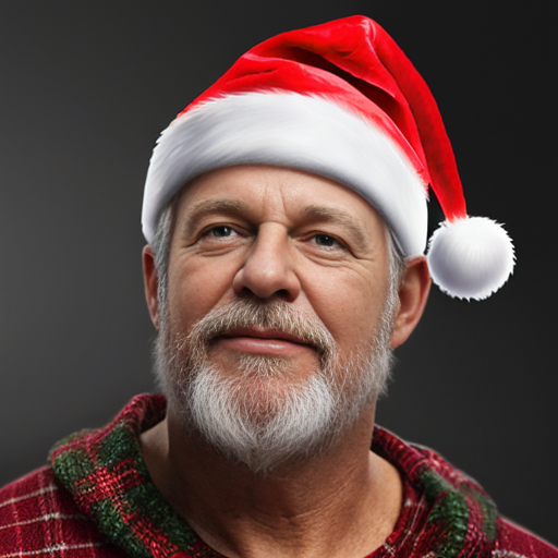 Christmas wizard hat