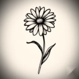april birth flower tattoo