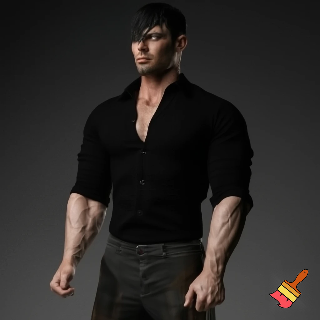 Jace Meadows was the kind of man who turned heads without trying. Tall, broad-shouldered, and cut from raw, dangerous charm, he looked like trouble dressed in black. His frame was sculpted, not like a gym rat chasing aesthetics, but like someone who’d earned every inch of muscle through years of grit—arms veined and defined, chest broad beneath the soft stretch of his tailored shirt, sleeves rolled to reveal strong forearms dusted with dark hair.
His jawline was all hard angles and defiance, shadowed by a deliberate layer of stubble that somehow made him look both wild and refined. Midnight-black hair fell slightly over his brow in an artfully careless mess that begged to be touched. And then there were his eyes—God, his eyes—piercing gray with flecks of steel, like storm clouds that never quite cleared. They could burn through you or break you, depending on the day.
He wore black like it was made for him—slim-fit button-down, the top two buttons undone just enough to hint at the carved line of his collarbones and a sliver of tattoo ink peeking from beneath. Dark, well-cut slacks hugged his hips, and scuffed boots grounded him in something real, something rougher than the high-gloss world around him.
Every movement was unhurried, confident, like he knew exactly how many eyes were on him—and didn’t care. But it wasn’t just the looks. It was the energy. That quiet, smoldering presence that said: I’ve seen too much, lost too much… and I’m not here to play games.
He wasn’t pretty.
He was lethal.
And the moment Elena looked at him—really looked at him—she remembered exactly why he had always been impossible to forget.