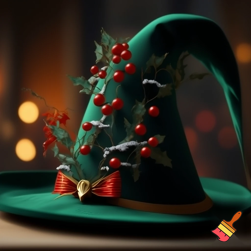 Christmas wizard hat