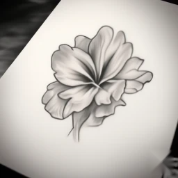 february birth flower tattoo