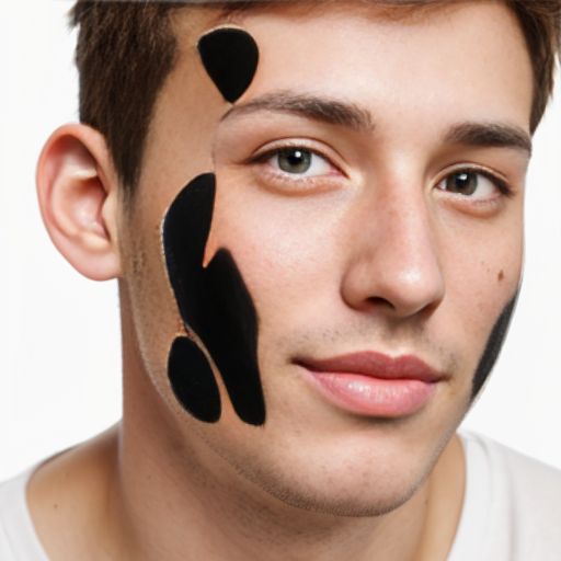 short white guy with a mole on his face

