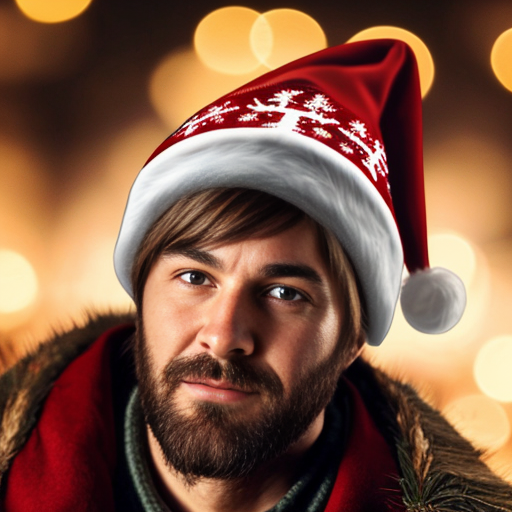 Christmas wizard hat