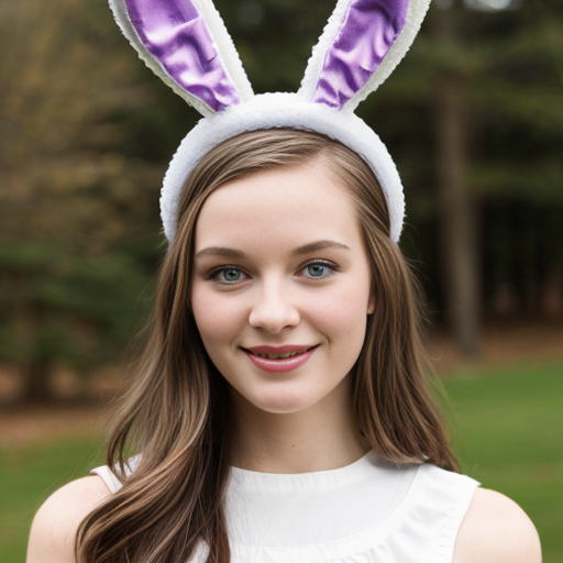 Easter bunny top hat headband, purple and white gold and silver