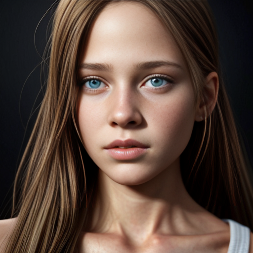 A naked girl