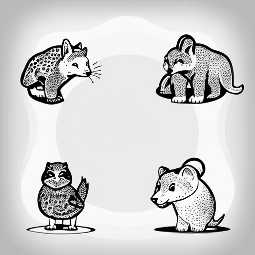 Create image like animals living on their home at one place