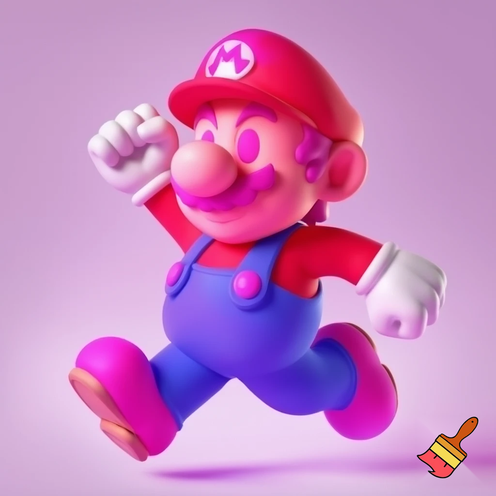 Pink mario