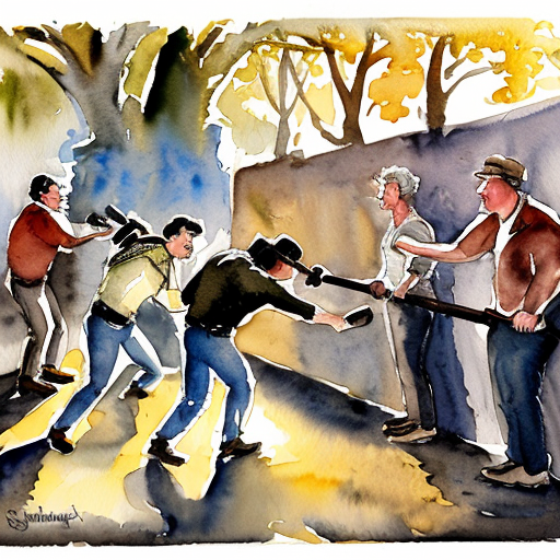 Comic featured , 9 november 1989 night , a few people have some flashlight , all of them had sledgehammers , the people slams sledgehammers to the Berlin wall , trying to break through it