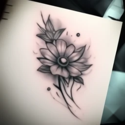 october birth flower tattoo
